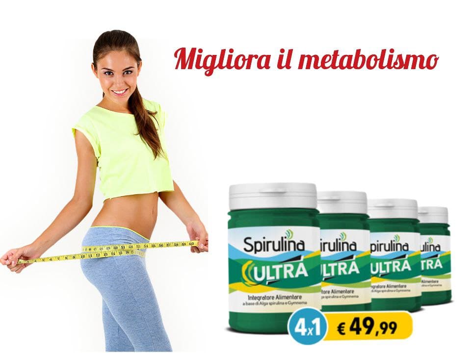 Spirulina Ultra, integratore in compresse a base di spirulina e gymnema